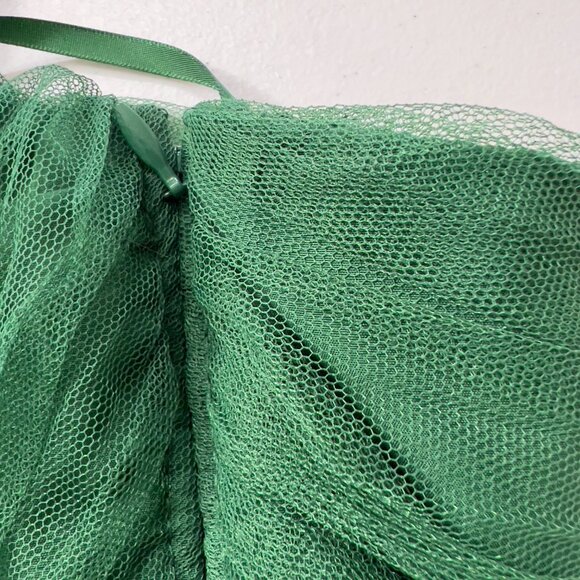 Asos Design One Shoulder Tulle Wired Hem Cocktail Holiday Dress Size 8 - Picture 9 of 12